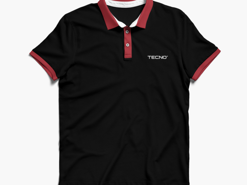 Blendbyte: Tecnosines Mockup de um Polo