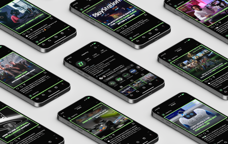 Blendbyte: Esportzy Mockup do Feed do Instagram