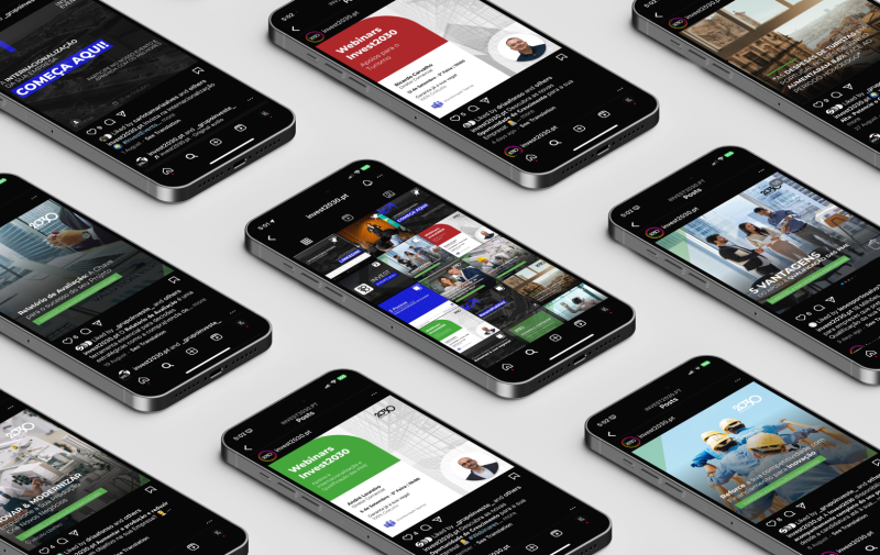Blendbyte: Invest2030 Feed do Instagram