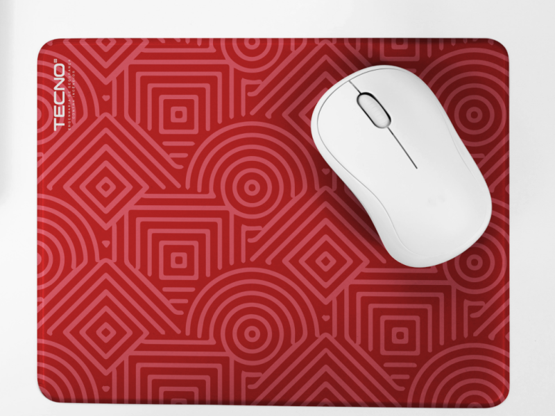 Blendbyte: Tecnosines Mockup de um Tapete de Rato