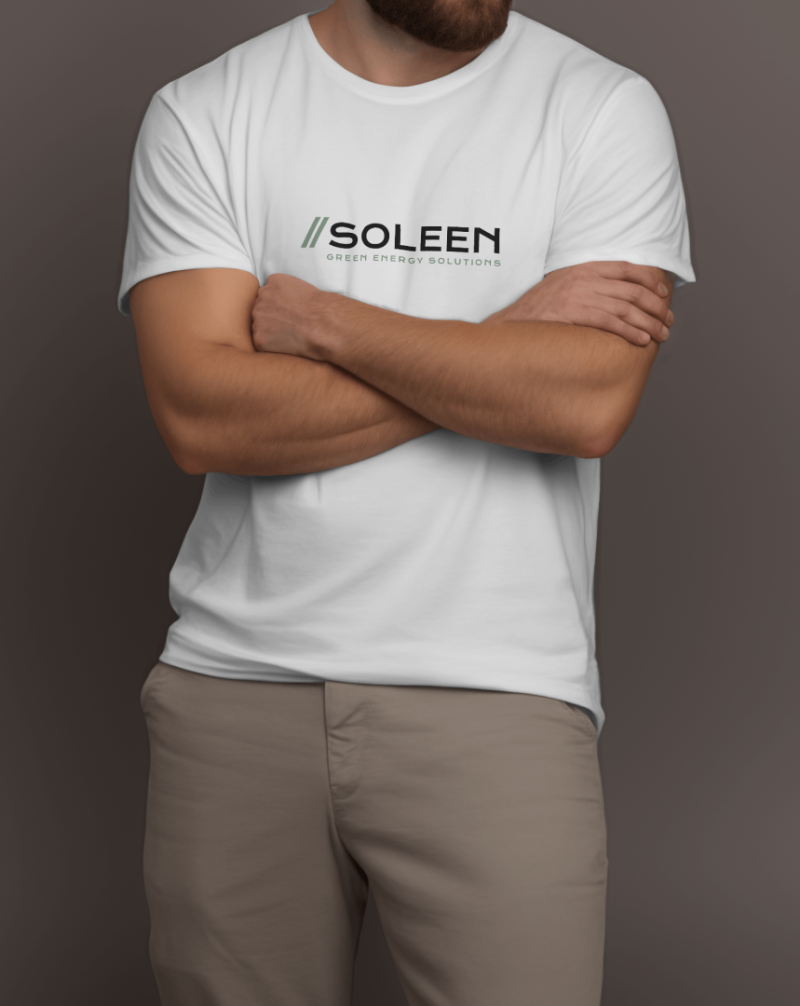 Blendbyte: Soleen Mockup de uma t-shirt