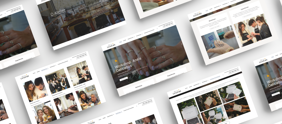Atelier by Catarino Mockup do Website